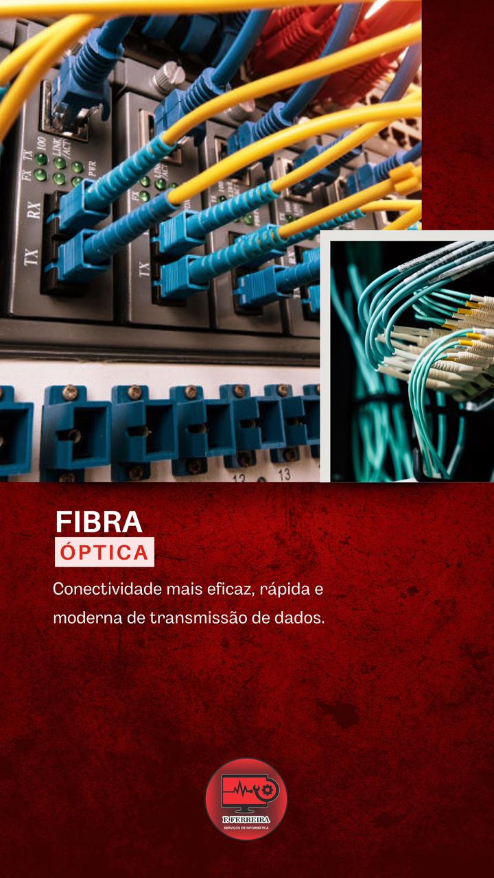 Instalação profissional de fibra óptica