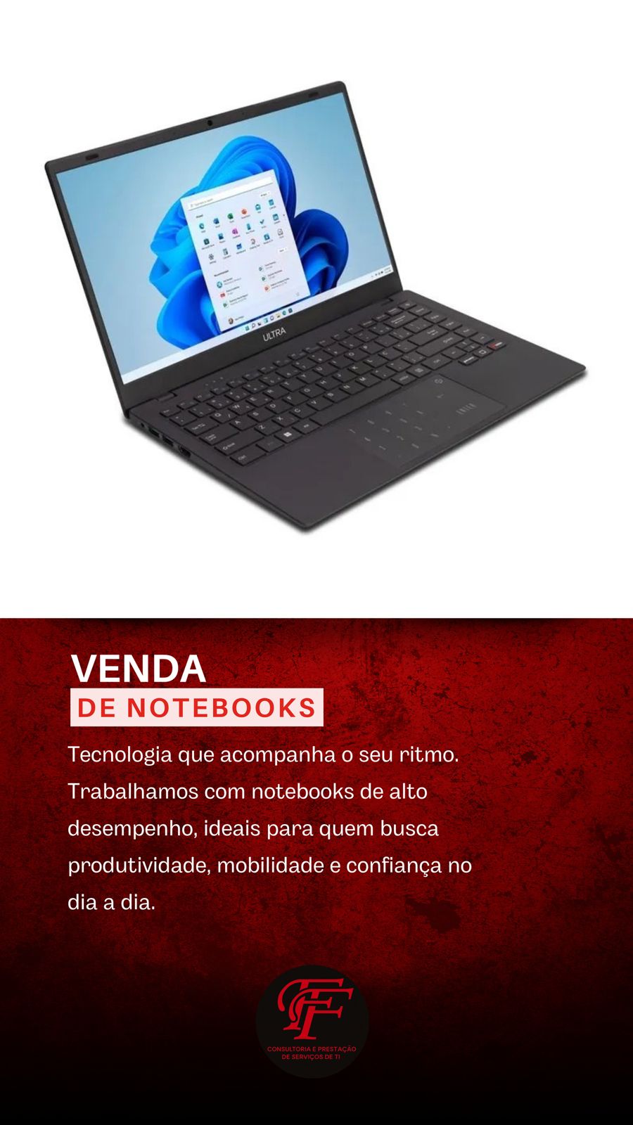 Notebook e desktop para venda corporativa